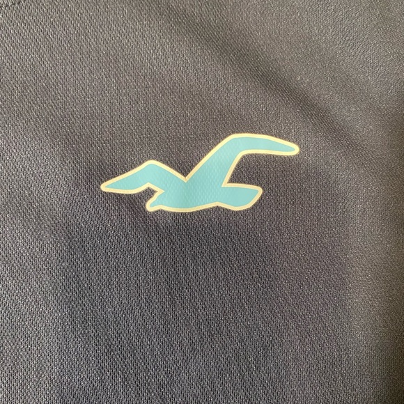 🤑SOLD🤑Hollister Sports Activewear Tee Adult Mens Size Small Bird Logo Shirt - Picture 3 of 10